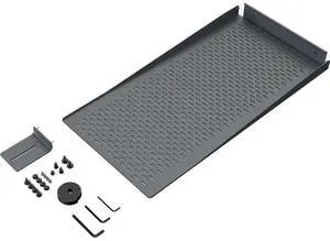 Heckler Design Mounting Panel for Power Strip PTZ Camera Display Screen Black Gray