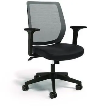 Alera Wessex Ergonomic Fabric Mesh Swivel Task Chair Supports Up to 275lbs 17.09 to 20.83 Seat Height Black Seat/Back/Base ALEWX42BME17