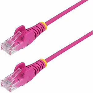 StarTech 5ft CAT6 Snagless UTP Ethernet Cable Slim Pink N6PAT5PKS