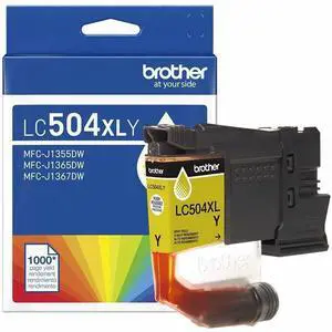 Brother LC504XLY Original High Yield Inkjet Ink Cartridge Single Pack Yellow 1 Pack