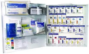 SmartCompliance Food Service First Aid Cabinet, ANSI Class B, 337 Pieces 91379