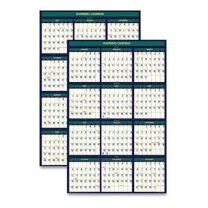 House of Doolittle Recycled Four Seasons Academic Calendar 24x37 2025-2026