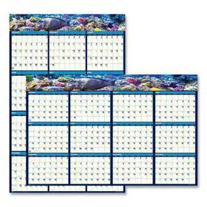 House of Doolittle Earthscapes Sea Life Scenes Reversible Wall Calendar 24x37 2026