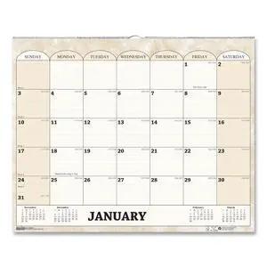 House of Doolittle Recycled Monthly Horizontal Wall Calendar 14.88 x 12 2026