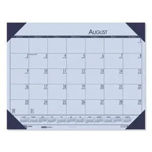 House of Doolittle EcoTones Academic Desk Calendar 18.5x13 Cordovan 2025-2026