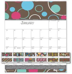 House of Doolittle 100% Recycled Bubbleluxe Wall Calendar 12x12 2026