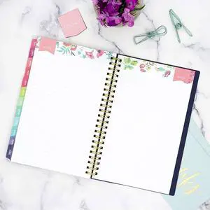 Blue Sky Day Designer Weekly/monthly Planner 8x5 Navy/floral 2026 Bls103620