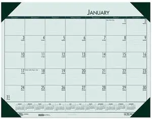 House of Doolittle Recycled EcoTones Woodland Green Monthly Calendar 22x17 2026