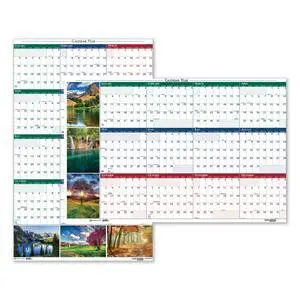 House of Doolittle Earthscapes Nature Scene Reversible Wall Calendar 18x24 2026