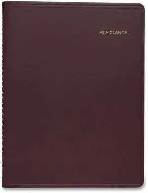 AT-A-GLANCE® 2026 Weekly Appointment Book Planner, Winestone, Large, 8 1/4" x 11"