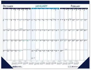 House of Doolittle Earthscapes Seascapes Desk Pad Calendar 22 x 17 2026