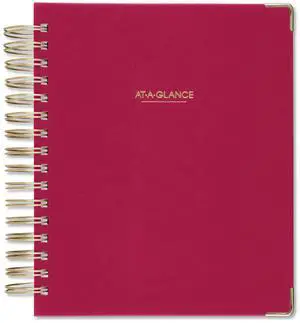 At-A-Glance Harmony Daily Hardcover Planner 8.75 x 7 Berry 2026 609980659