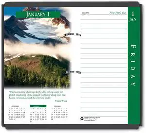 House of Doolittle Earthscapes Desk Calendar Refill 3.5 x 6 2026