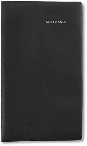 AT-A-GLANCE® DayMinder® 2026 Weekly Planner, Black, Pocket, 3 1/2" x 6"