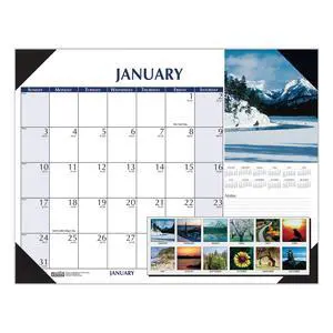 House of Doolittle Earthscapes Scenic Desk Pad Calendar 22 x 17 2026 147