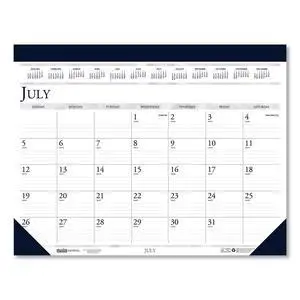 House of Doolittle Academic Desk Pad Calendar 18.5x13 2025-2026 1556