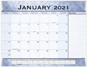 At-A-Glance Slate Blue Desk Pad 22x17 Slate Blue 2026 89701