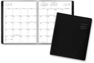 At-A-Glance Contemporary Monthly Planner 11x9 Black Cover 2026 70206X05