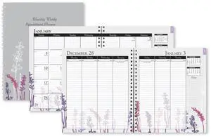 House of Doolittle Monthly Weekly Planner 9x7 Wild Flowers 2026