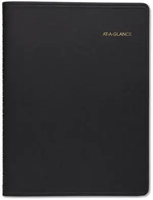 AT-A-GLANCE® 2026 Weekly Appointment Book Planner, Black, Large, 8 1/4" x 11"