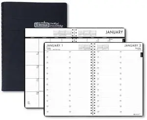 House of Doolittle Recycled 10x7 24/7 Daily/Monthly Planner Black 2026
