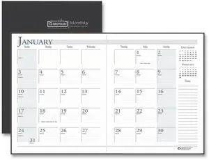 House of Doolittle Recycled Ruled Planner 11 x 8.5 Black 2026 26002