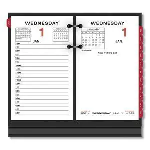 At-A-Glance Two-Color Desk Calendar Refill 3 1/2 x 6 2026 E01750