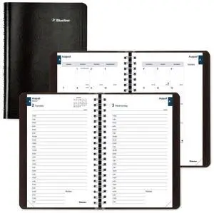 Blueline Academic Daily/Monthly Planner 8 x 5 Black 2025 to 2026 CA201BLK Blueline Academic Daily/Monthly Planner 8 x 5 Black 2025 to 2026 CA201BLK
