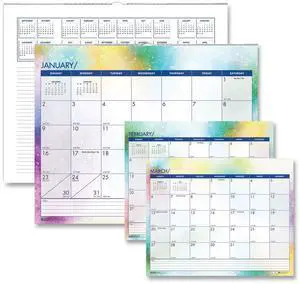 Recycled Cosmos Wall Calendar Cosmos Artwork 14.88x12 12-Month 2026 3459