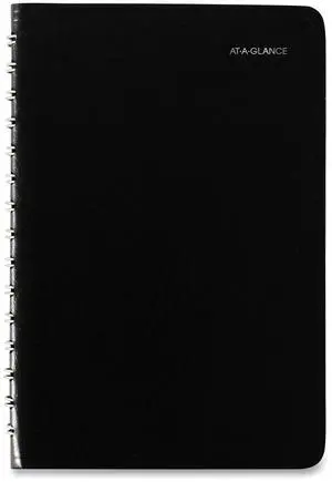 At-A-Glance Daily Appointment Book with Open Scheduling 8x5 2026 Black SK4600