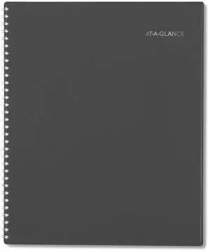 AT-A-GLANCE® DayMinder® Academic 2025-2026 Weekly Monthly Appointment Book Planner, Charcoal, Large, 8 1/2" x 11"