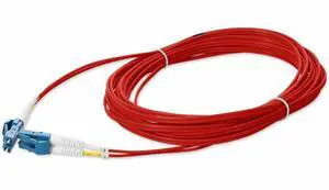 AddOn 1m LC to LC Red OS2 Duplex OFNR SMF Fiber Cable ADDLCLC1M9SMFRD