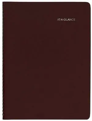 AT-A-GLANCE® DayMinder® 2026 Weekly Appointment Book Planner, Burgundy, Large, 8" x 11"