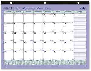 Brownline Academic 13-Month Desk Pad Calendar 11 x 8.5 2025-2026 CA181721