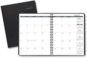 AT-A-GLANCE® 2026 Monthly Planner, Black, Medium, 7" x 8 3/4"