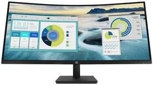HP P34hc G4 34" WQHD 60Hz 5ms Curved Desktop Monitor 21Y56AAR