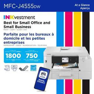Brother MFC-J4555DW Wired Inkjet Multifunction Printer Color