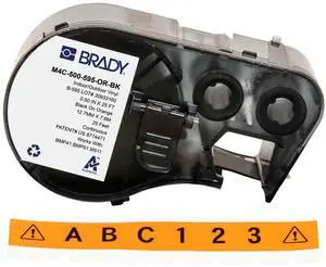 ALL WEATHER PERMANENT ADHESIVE VINYL LABEL TAPE WITH RIBBON FOR BMP41 BMP51 M511 ALL WEATHER PERMANENT ADHESIVE VINYL LABEL TAPE WITH RIBBON FOR BMP41 BMP51 M511