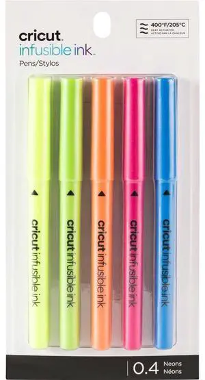 cricut Infusible Ink Pens 0.4 Neons 5 ct 2006259