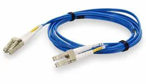 AddOn 1m LC to LC Blue OM4 Duplex OFNR Riser-Rated Fiber Patch Cable