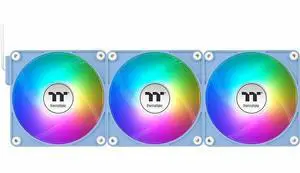Thermaltake CT120 EX Reverse ARGB Sync PC Cooling Fan Hydrangea Blue, 3 Pack