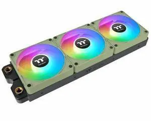 Thermaltake CT140 EX ARGB Sync PC Cooling Fan Matcha Green, 3 Pack