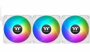 Thermaltake CT140 EX ARGB Sync PC Cooling Fan White, 3 Pack, CL-F191-PL14SW-A