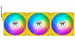 Thermaltake CT140 EX ARGB Sync PC Cooling Fan Bumblebee 3-Fan Pack CLF217PL14BBA