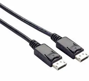 Black Box DisplayPort 1.2 Cable with Latches Male/Male 4K 60Hz 3-ft. 0.9-m