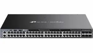 TP-Link Omada 48-Port Gigabit Stackable L3 Managed PoE+ Switch w/6 10G Slots
