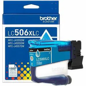 Brother Genuine LC506XLC High Yield Cyan Ink Cartridge