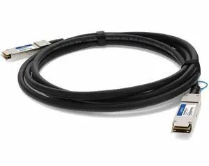AddOn Fortinet® FN-CABLE-QSFP28-1 Compatible TAA Compliant 100GBase-CU QSFP28 to QSFP28 Direct Attach Cable Passive Twinax 1m
