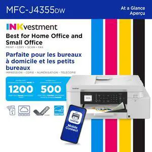 Brother MFC-J4355DW Wired Inkjet Multifunction Printer Color
