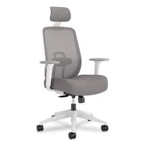 HON Altern Ergonomic Mesh Back Task Chair with Headrest Grey HPTCC1T1UM.WHT